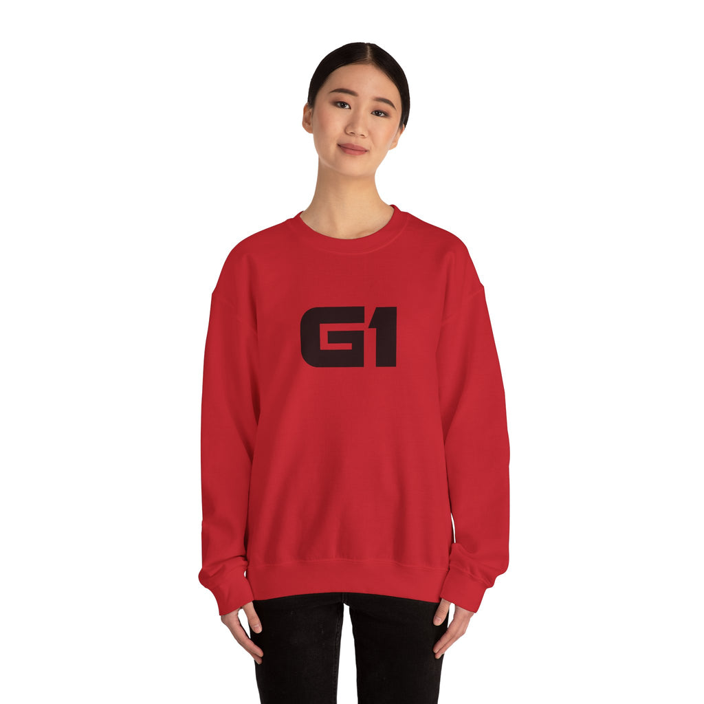 G1 Graphic Sweatshirt — Minimalist Logo Crewneck