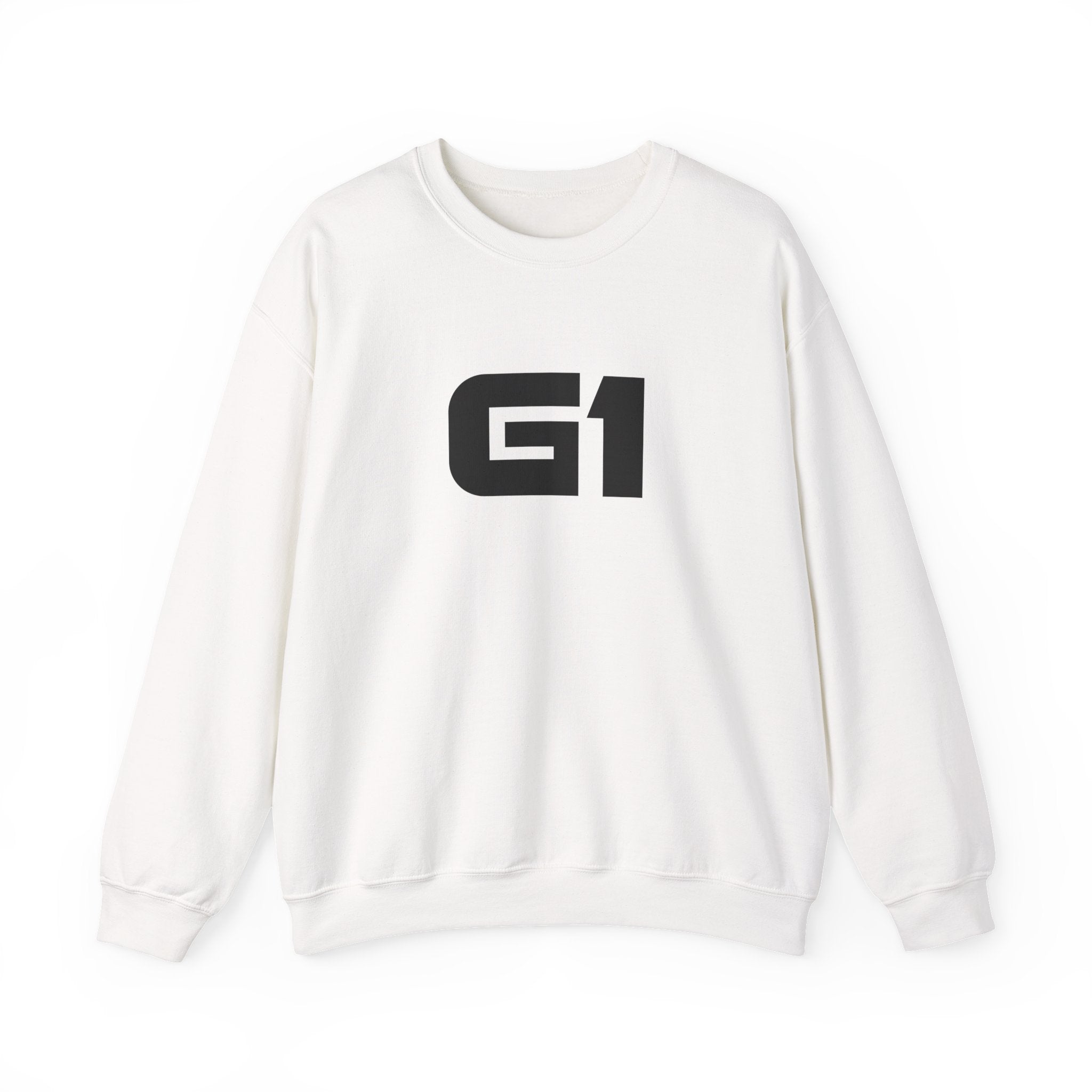 G1 Graphic Sweatshirt — Minimalist Logo Crewneck