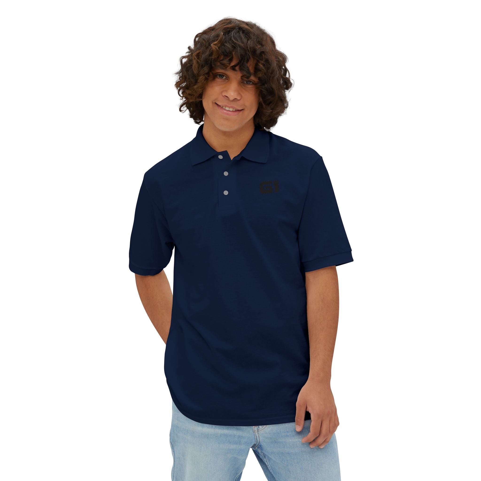 G1 Minimal Logo Men's Polo Shirt