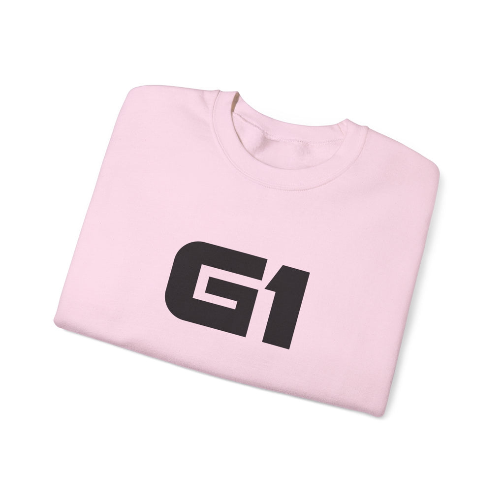 G1 Graphic Sweatshirt — Minimalist Logo Crewneck