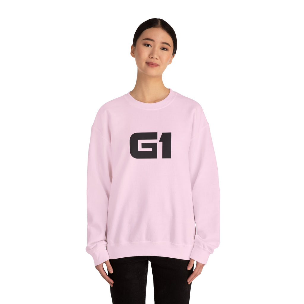 G1 Graphic Sweatshirt — Minimalist Logo Crewneck