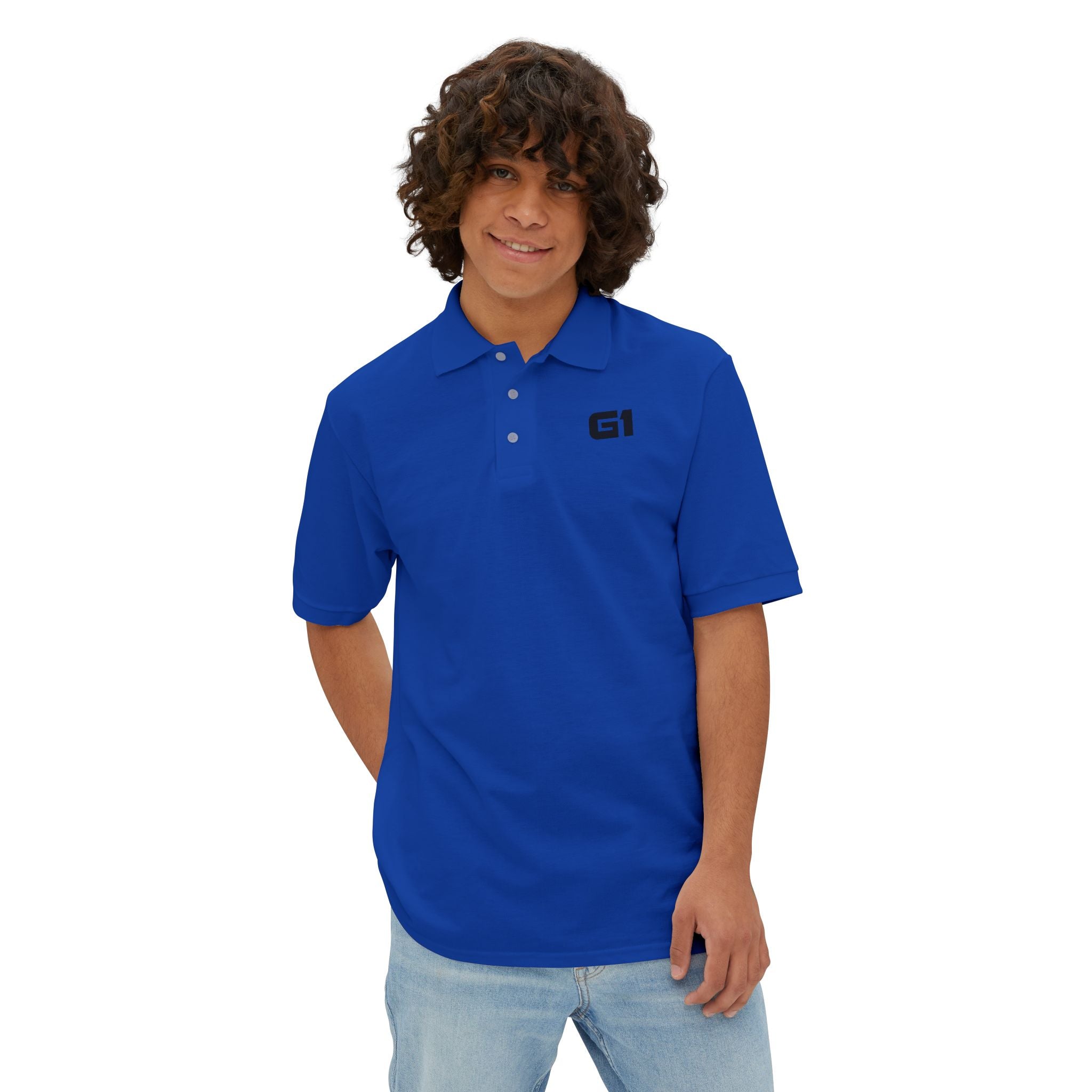 G1 Minimal Logo Men's Polo Shirt