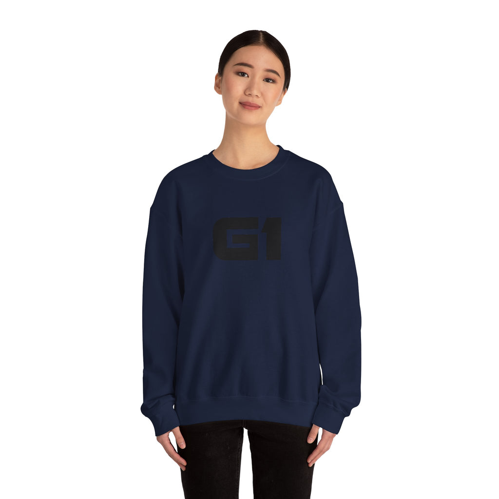 G1 Graphic Sweatshirt — Minimalist Logo Crewneck