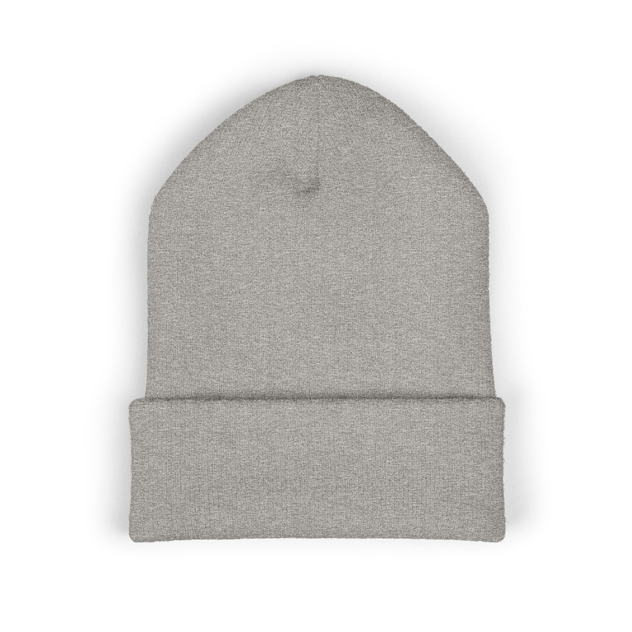 Embroidered "G1" Classic Cuffed Beanie — Minimal Rib Knit Winter Hat