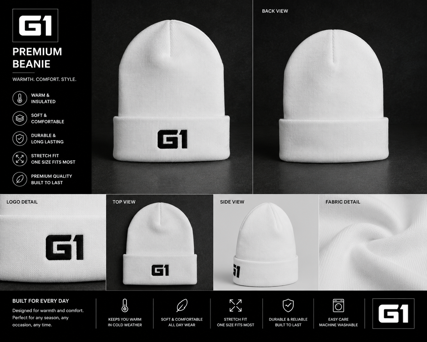 Winter "G1" Cuffed Beanie