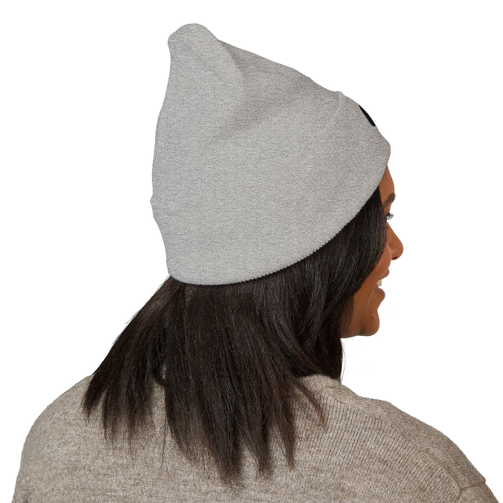 Embroidered "G1" Classic Cuffed Beanie — Minimal Rib Knit Winter Hat