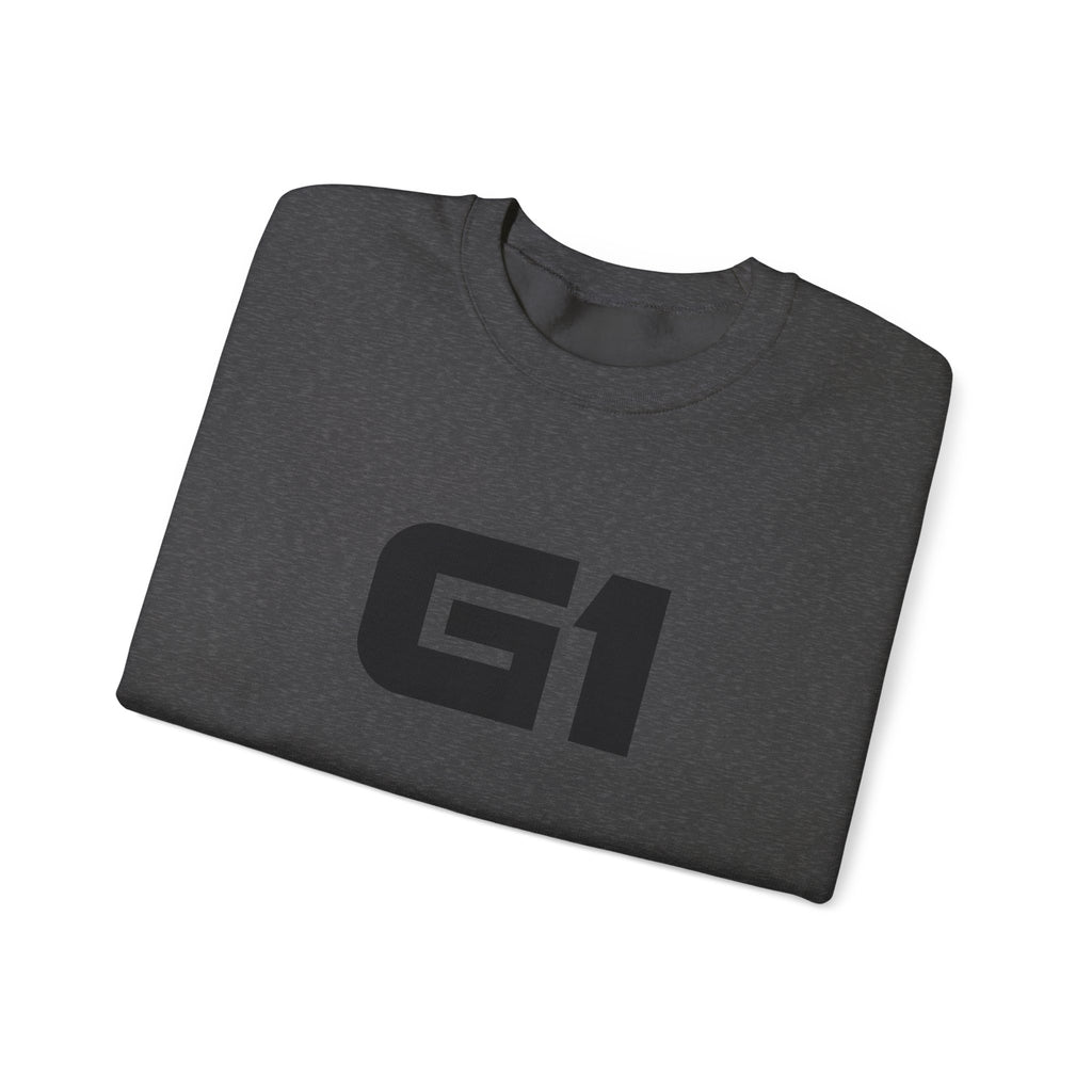 G1 Graphic Sweatshirt — Minimalist Logo Crewneck