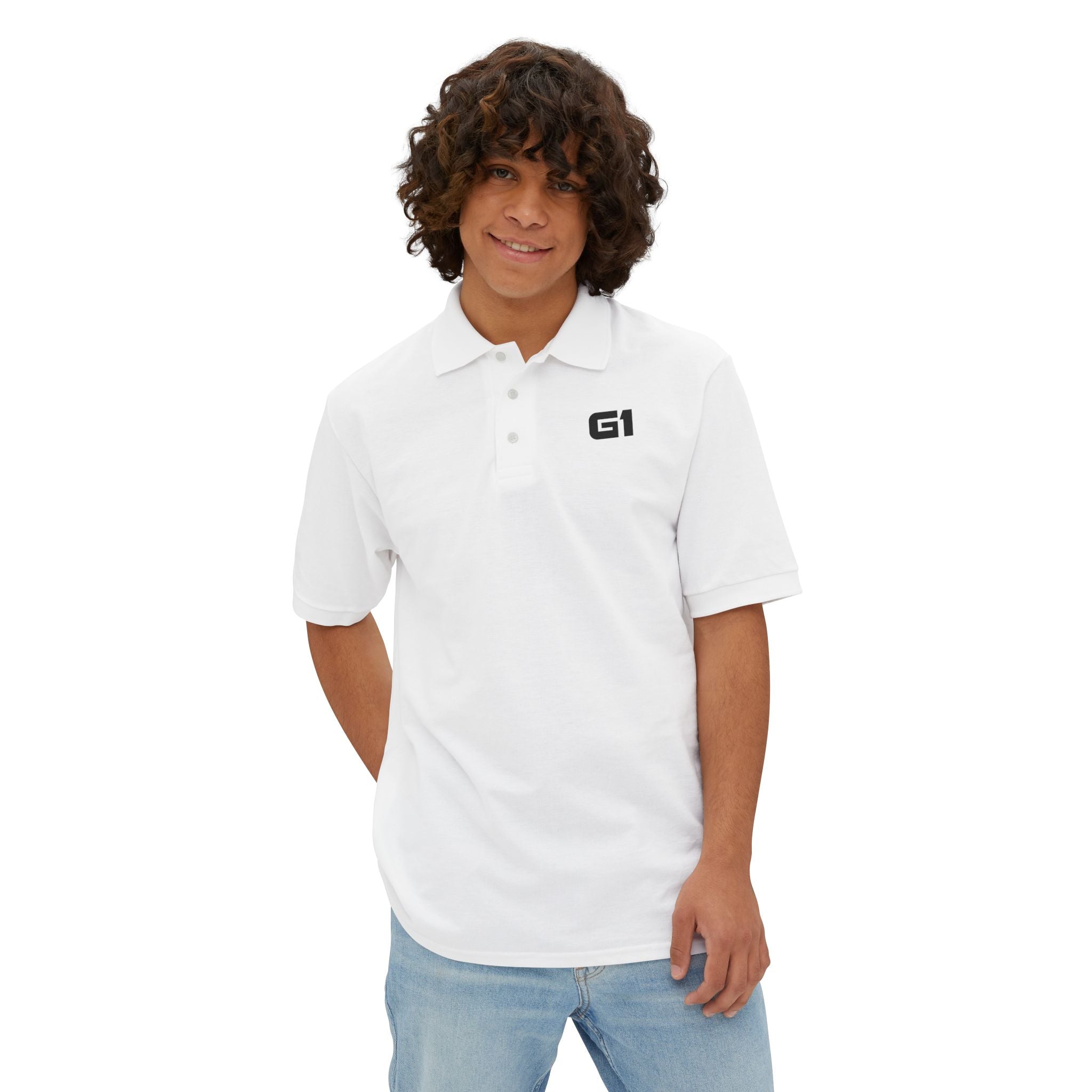 G1 Minimal Logo Men's Polo Shirt