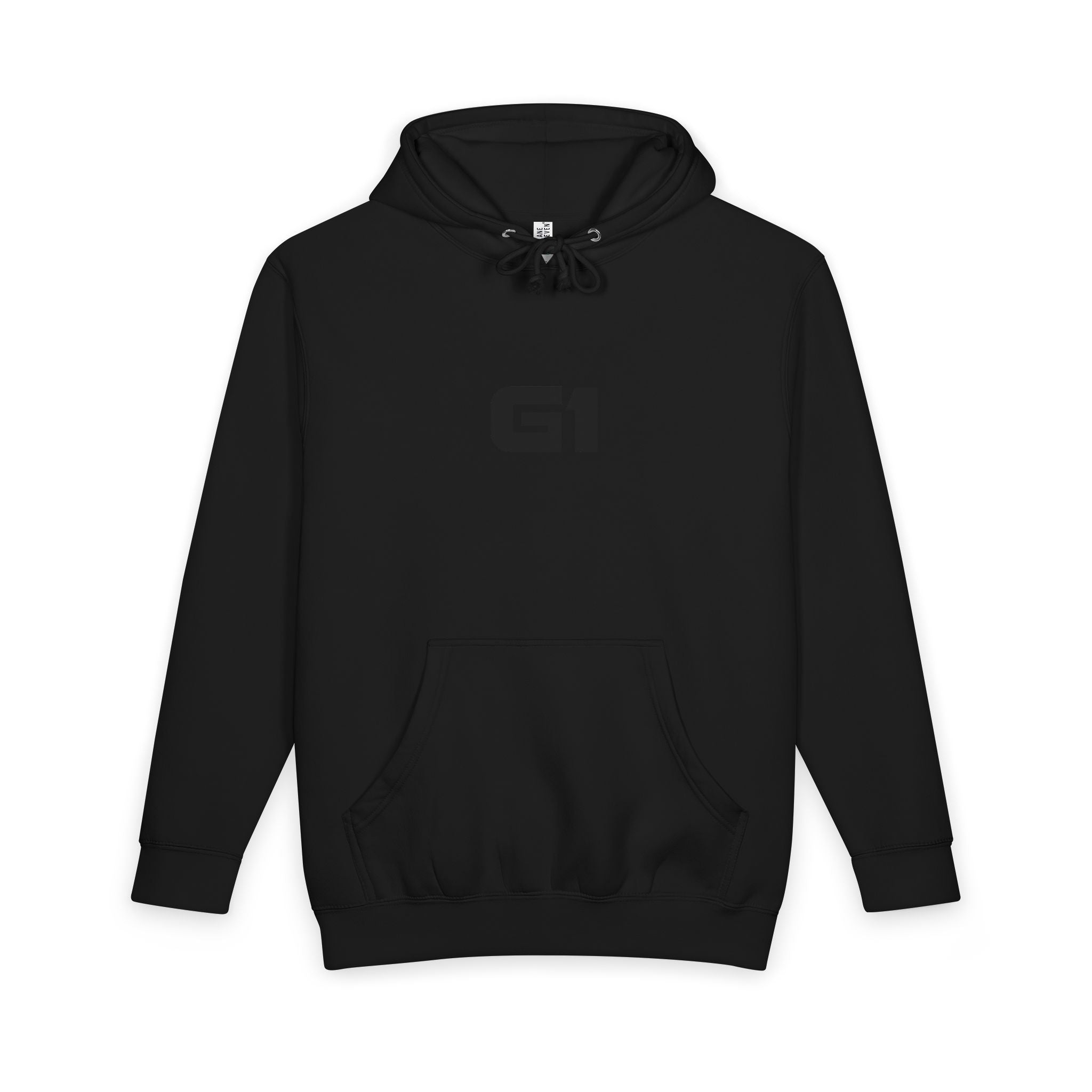 God First Hoodie — Minimal Front G1 Logo, Bold Back "GOD FIRST" Pullover
