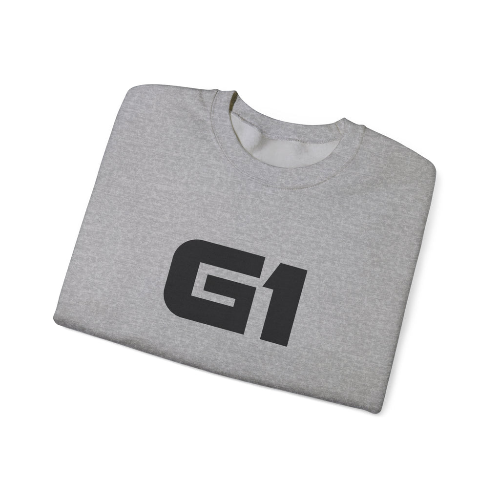 G1 Graphic Sweatshirt — Minimalist Logo Crewneck