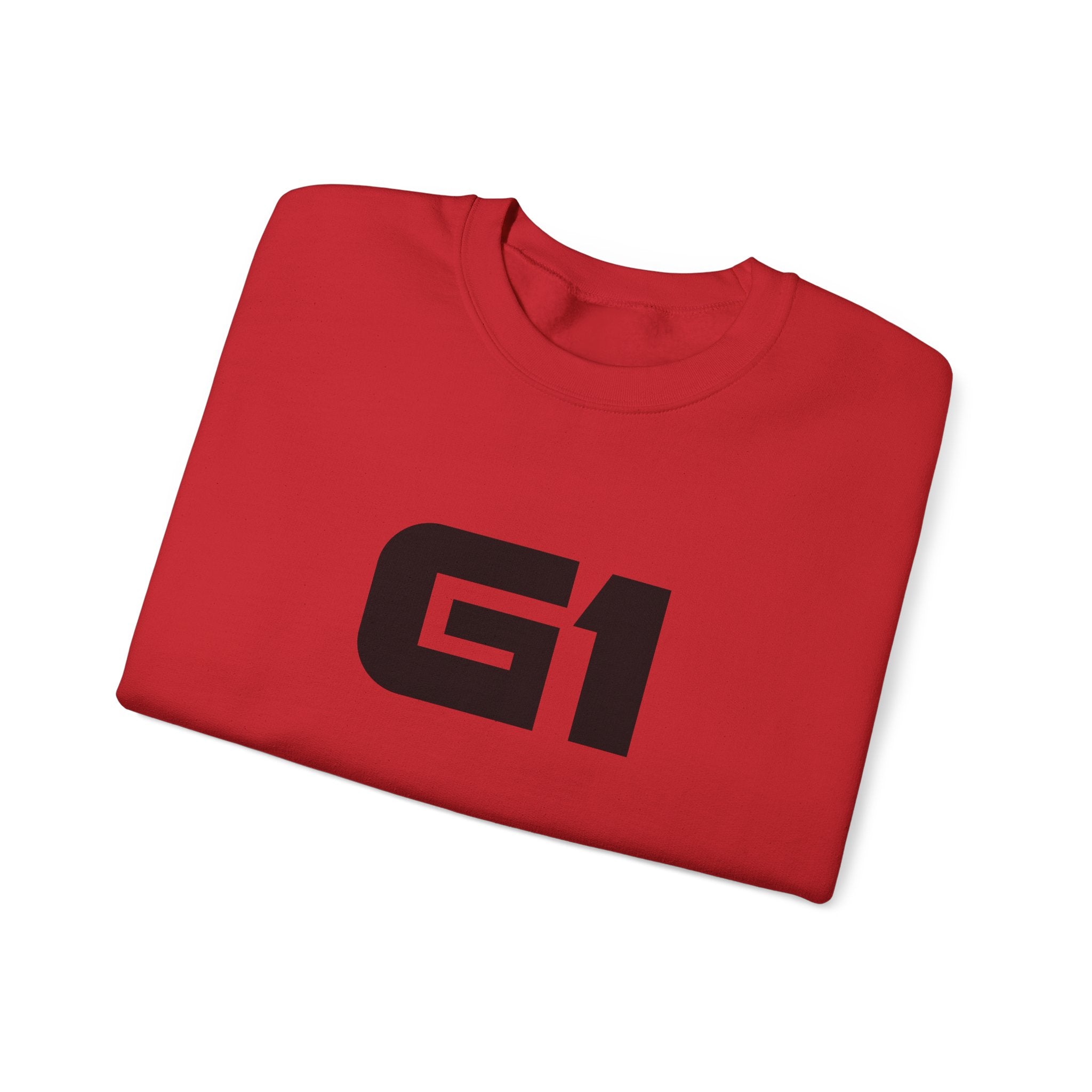 G1 Graphic Sweatshirt — Minimalist Logo Crewneck