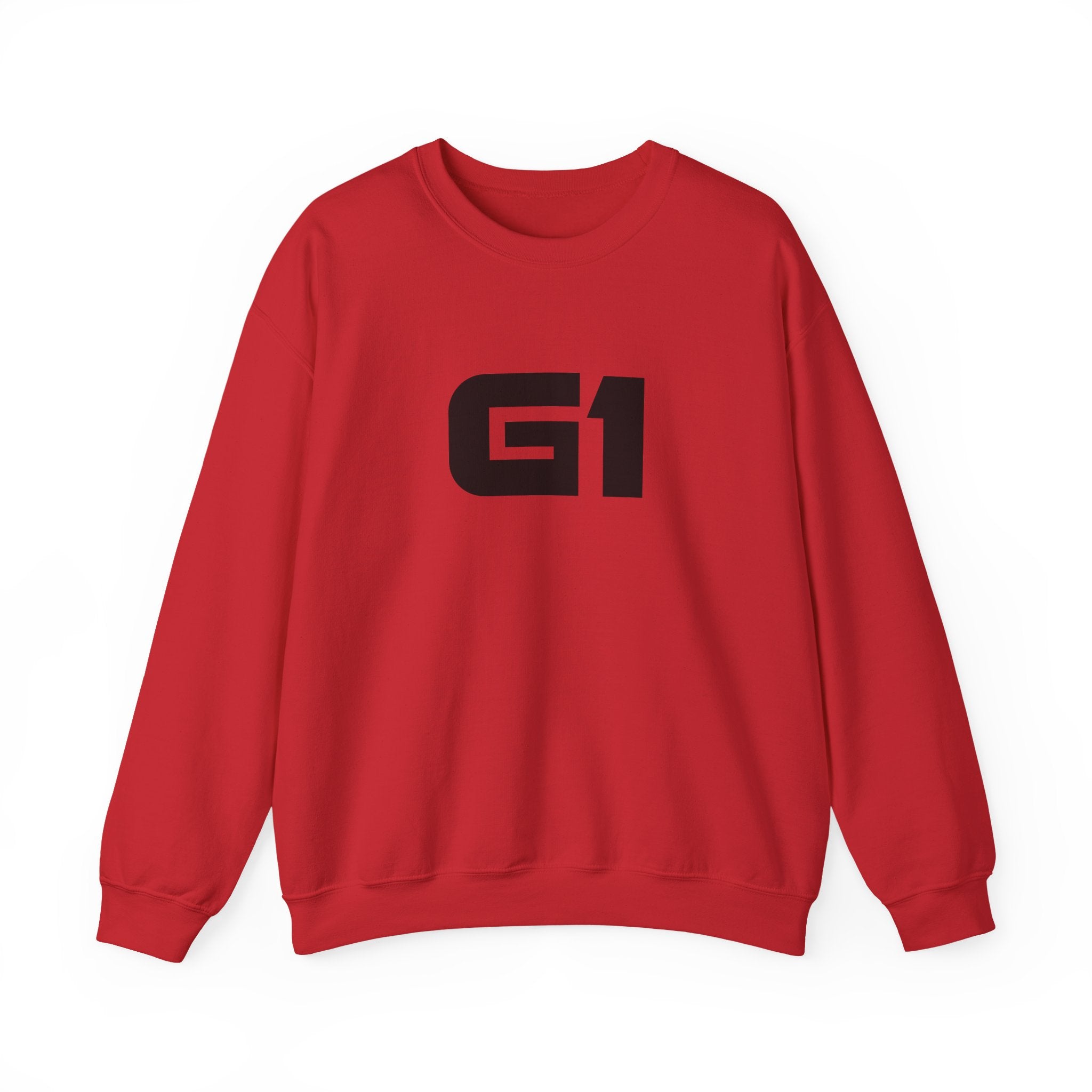 G1 Graphic Sweatshirt — Minimalist Logo Crewneck