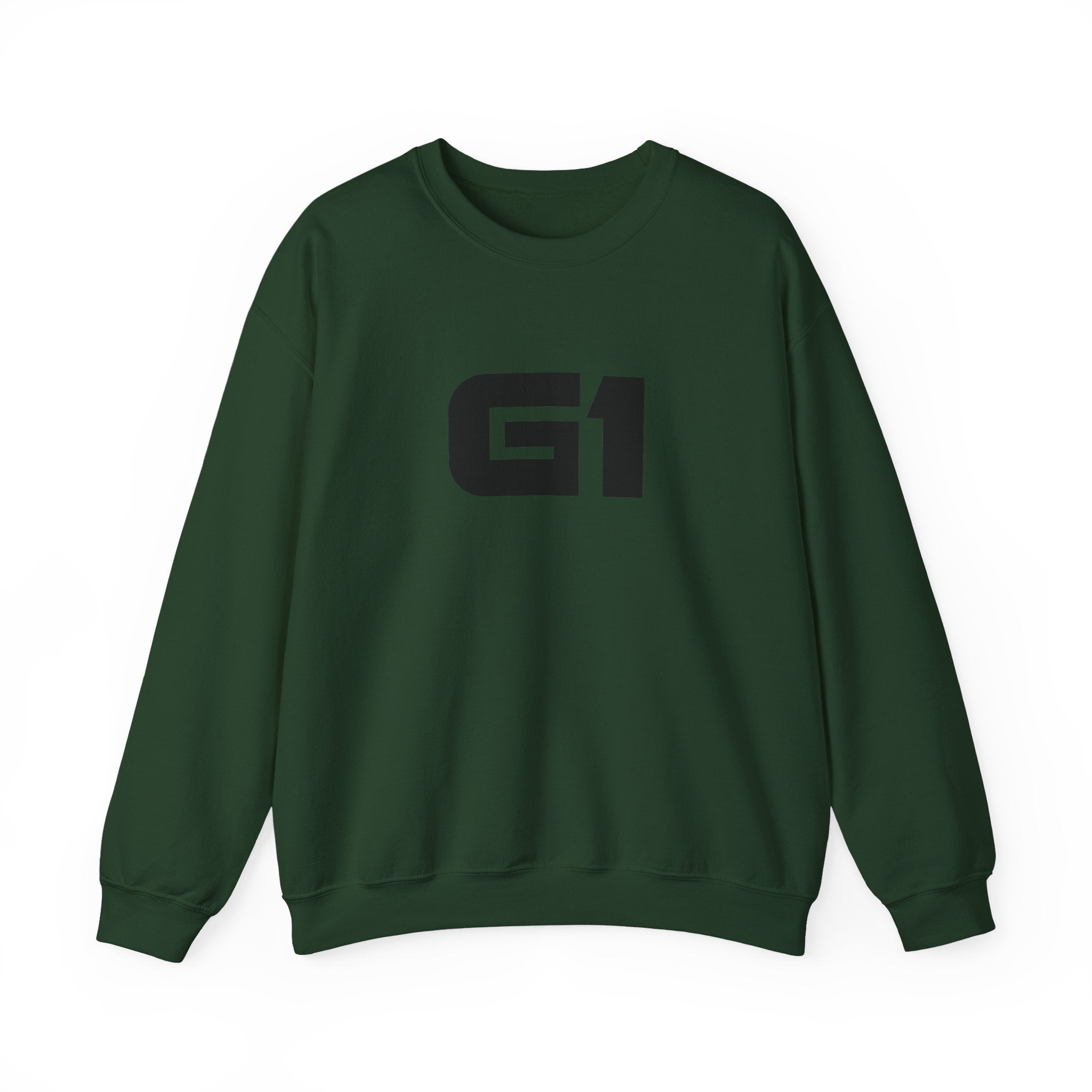 G1 Graphic Sweatshirt — Minimalist Logo Crewneck
