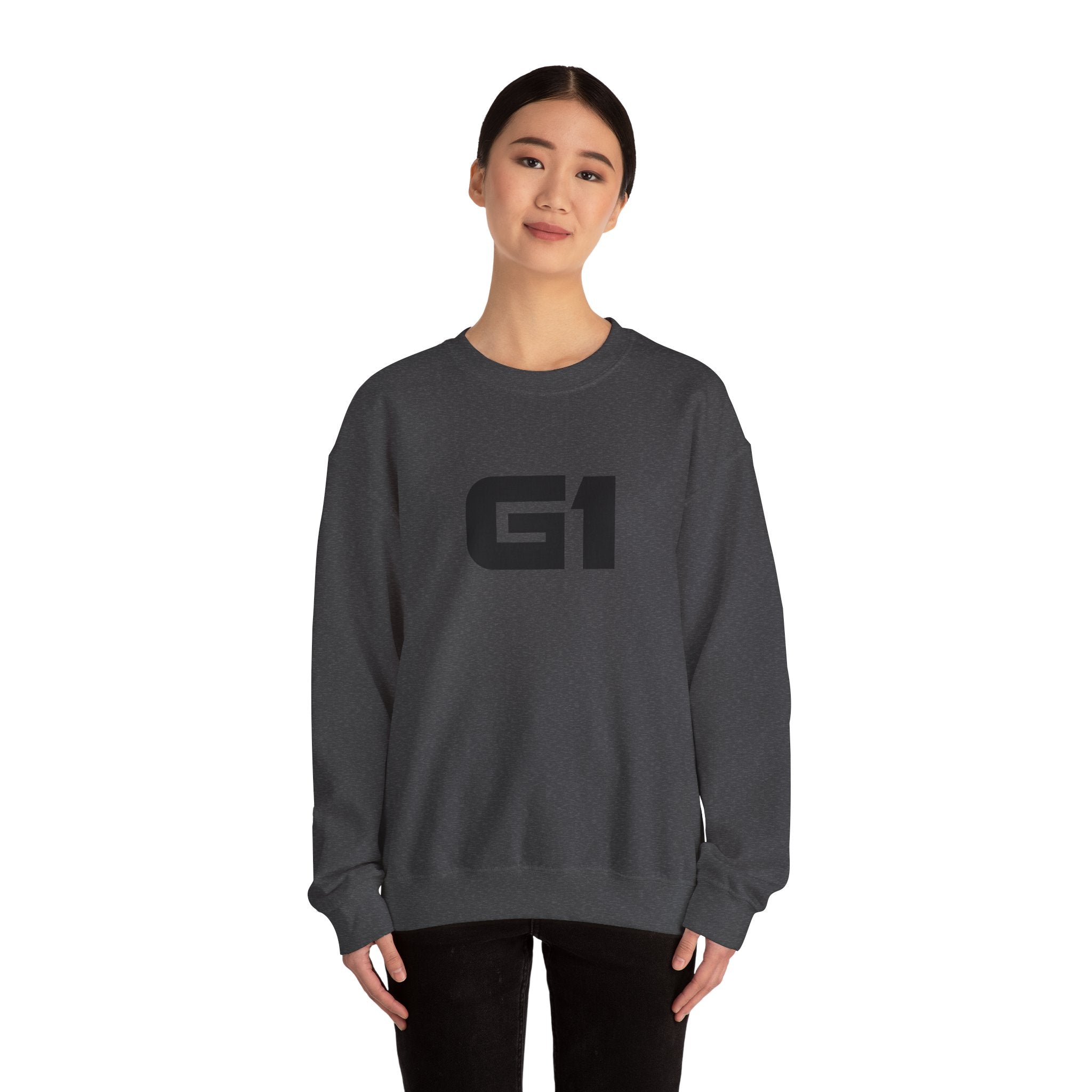 G1 Graphic Sweatshirt — Minimalist Logo Crewneck