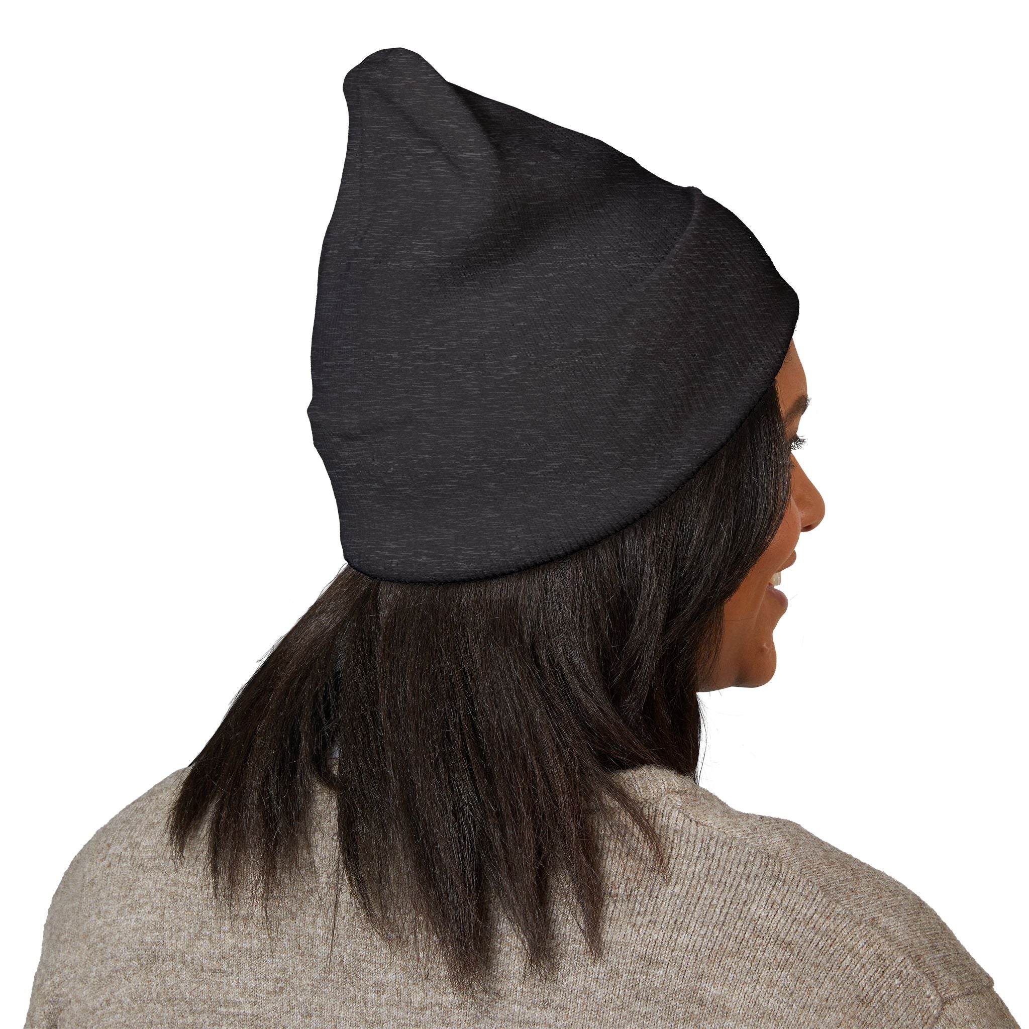 Embroidered "G1" Classic Cuffed Beanie — Minimal Rib Knit Winter Hat